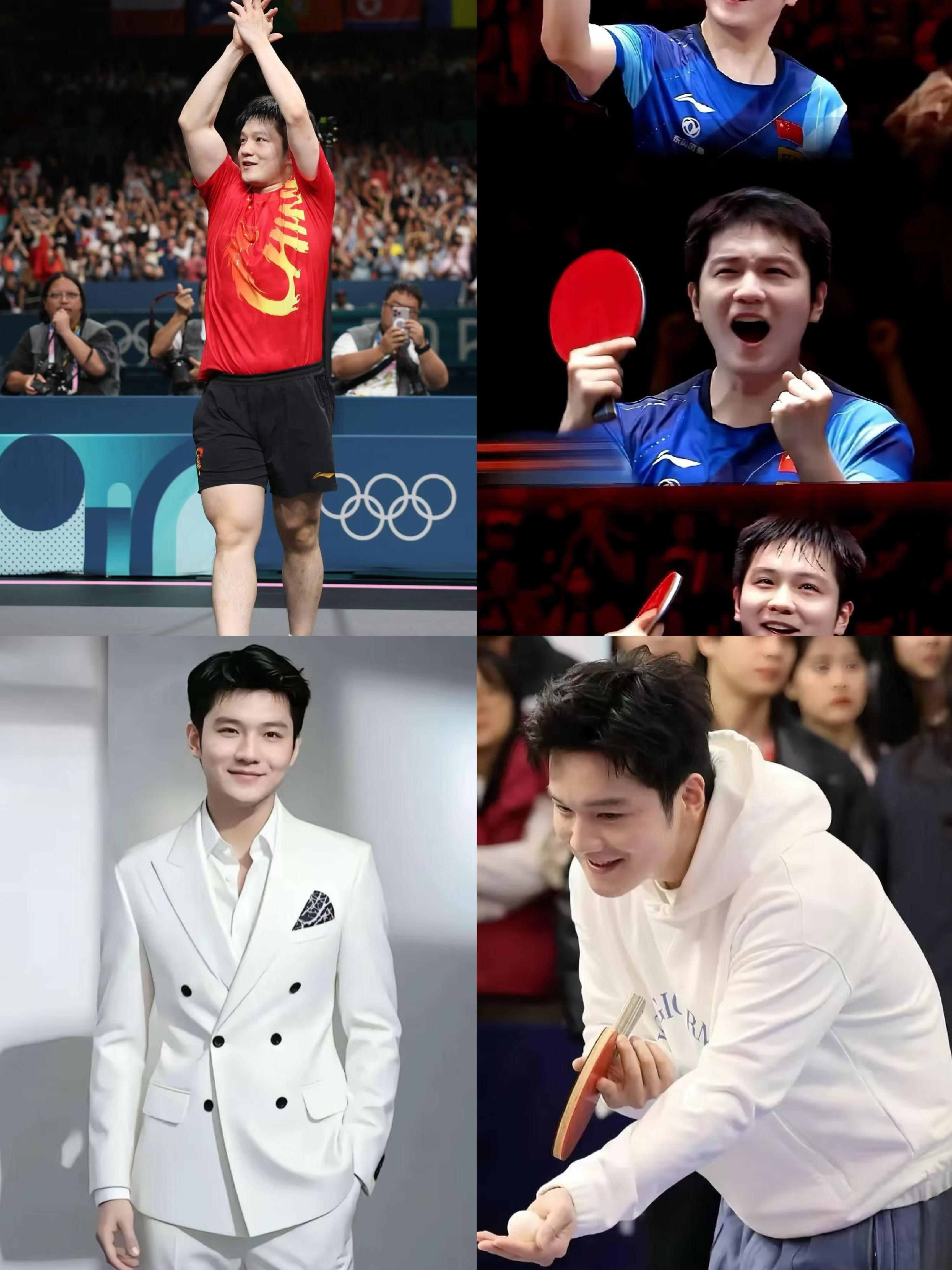 韩国乒乓球队鏖战法国乒乓球队，樊振东高光表现